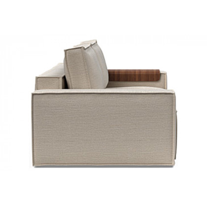 Innovation Living Newilla Sofa Bed with Wide Arms - 612 Blida Sand Grey