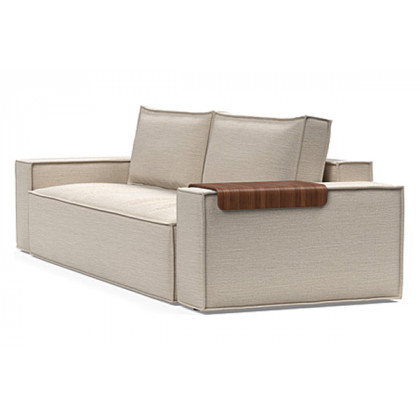 Innovation Living Newilla Sofa Bed with Wide Arms - 612 Blida Sand Grey