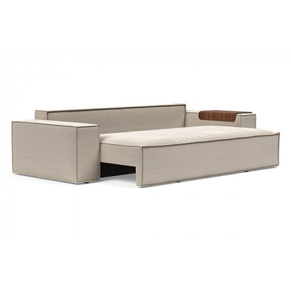 Innovation Living Newilla Sofa Bed with Wide Arms - 612 Blida Sand Grey