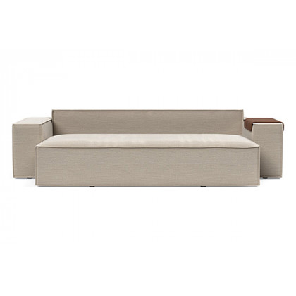 Innovation Living Newilla Sofa Bed with Wide Arms - 612 Blida Sand Grey