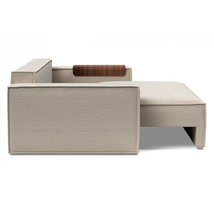 Innovation Living Newilla Sofa Bed with Wide Arms - 612 Blida Sand Grey