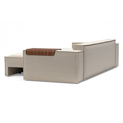 Innovation Living Newilla Sofa Bed with Wide Arms - 612 Blida Sand Grey