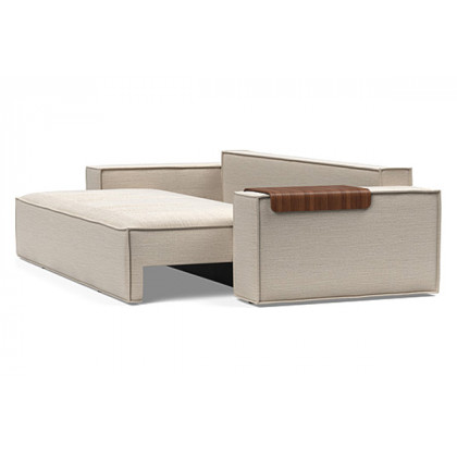 Innovation Living Newilla Sofa Bed with Wide Arms - 612 Blida Sand Grey