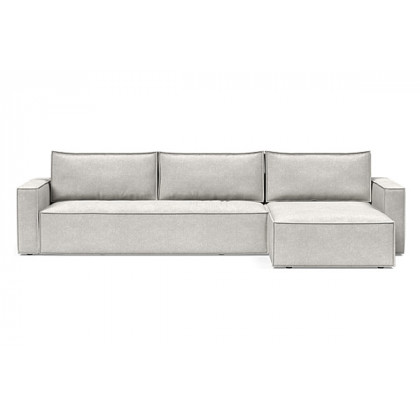Innovation Living Newilla Sofa Bed With Lounger with Standard Arms - 256 Adario Fog