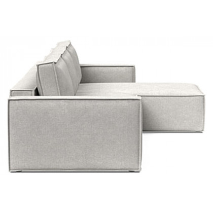 Innovation Living Newilla Sofa Bed With Lounger with Standard Arms - 256 Adario Fog