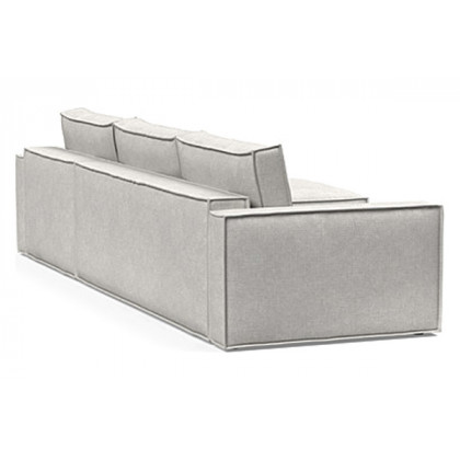 Innovation Living Newilla Sofa Bed With Lounger with Standard Arms - 256 Adario Fog