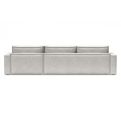 Innovation Living Newilla Sofa Bed With Lounger with Standard Arms - 256 Adario Fog