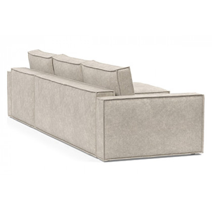 Innovation Living Newilla Sofa Bed With Lounger with Standard Arms - 280 Avella Sand