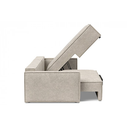 Innovation Living Newilla Sofa Bed With Lounger with Standard Arms - 280 Avella Sand