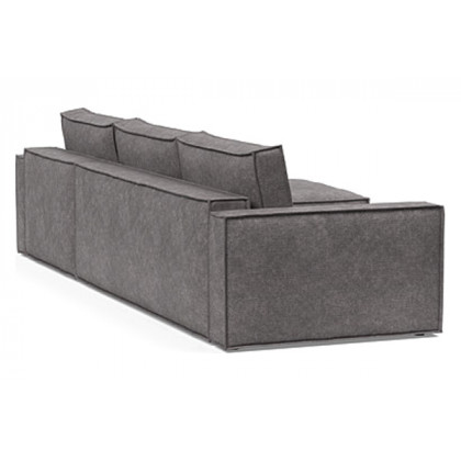 Innovation Living Newilla Sofa Bed With Lounger with Standard Arms - 282 Avella Warm Grey