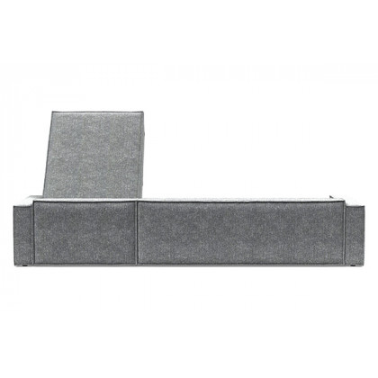 Innovation Living Newilla Sofa Bed With Lounger with Standard Arms - 351 Taura Slate Grey