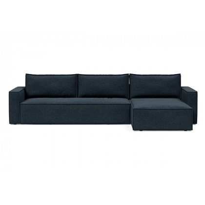 Innovation Living Newilla Sofa Bed With Lounger with Standard Arms - 515 Nist Blue