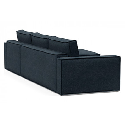Innovation Living Newilla Sofa Bed With Lounger with Standard Arms - 515 Nist Blue