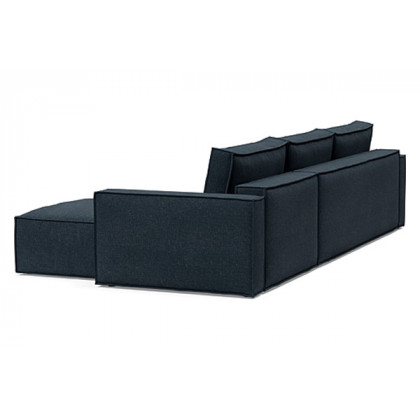 Innovation Living Newilla Sofa Bed With Lounger with Standard Arms - 515 Nist Blue