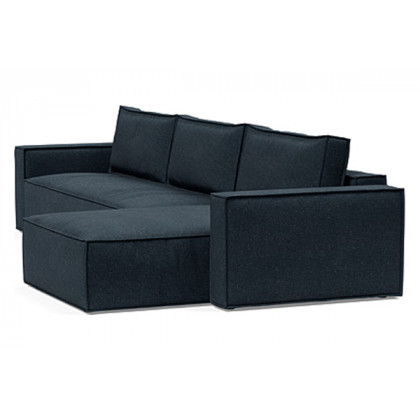 Innovation Living Newilla Sofa Bed With Lounger with Standard Arms - 515 Nist Blue