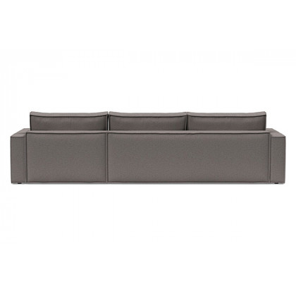 Innovation Living Newilla Sofa Bed With Lounger with Standard Arms - 521 Mixed Dance Grey