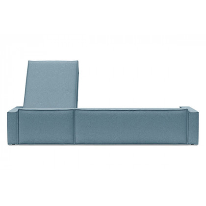 Innovation Living Newilla Sofa Bed With Lounger with Standard Arms - 525 Mixed Dance Light Blue