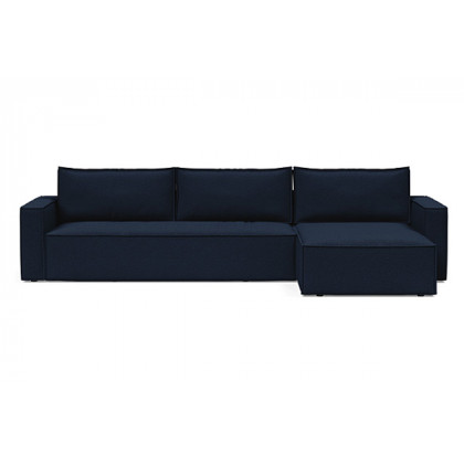 Innovation Living Newilla Sofa Bed With Lounger with Standard Arms - 528 Mixed Dance Blue