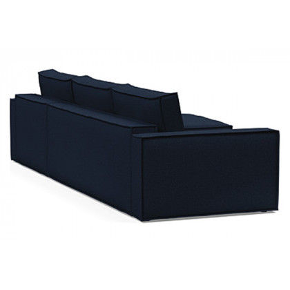 Innovation Living Newilla Sofa Bed With Lounger with Standard Arms - 528 Mixed Dance Blue