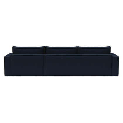 Innovation Living Newilla Sofa Bed With Lounger with Standard Arms - 528 Mixed Dance Blue