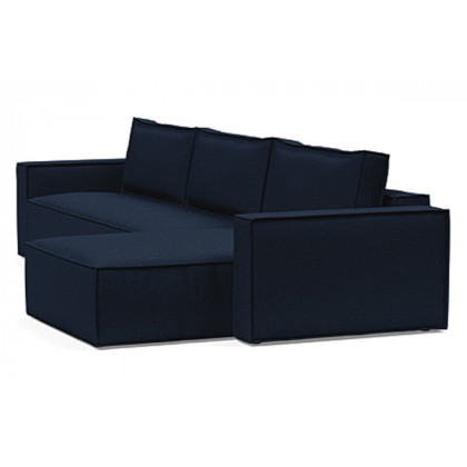 Innovation Living Newilla Sofa Bed With Lounger with Standard Arms - 528 Mixed Dance Blue