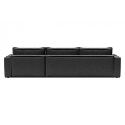 Innovation Living Newilla Sofa Bed With Lounger with Standard Arms - 529 Bouclé Charcoal