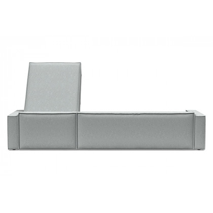 Innovation Living Newilla Sofa Bed With Lounger with Standard Arms - 538 Melange Light Grey