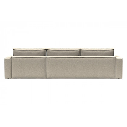 Innovation Living Newilla Sofa Bed With Lounger with Standard Arms - 539 Bouclé Beige
