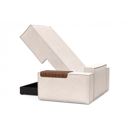 Innovation Living Newilla Lounger Chair with Wide Arms - 255 Adario Basmati