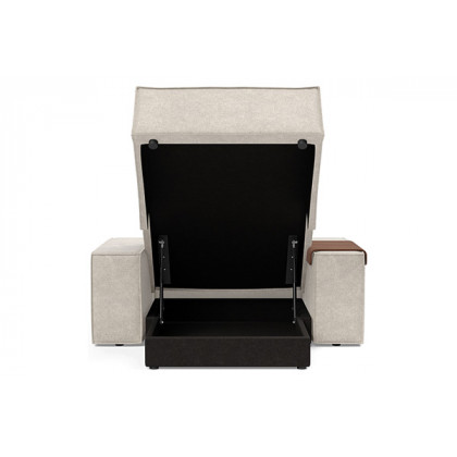 Innovation Living Newilla Lounger Chair with Wide Arms - 280 Avella Sand