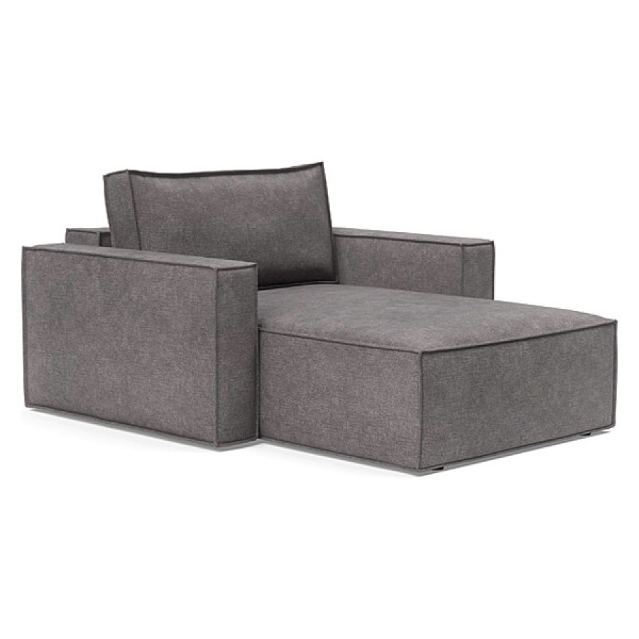 Innovation Living Newilla Lounger Chair with Standard Arms - 282 Avella Warm Grey