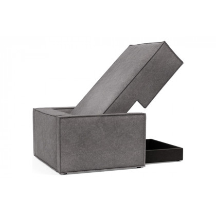 Innovation Living Newilla Lounger Chair with Slim Arms - 282 Avella Warm Grey