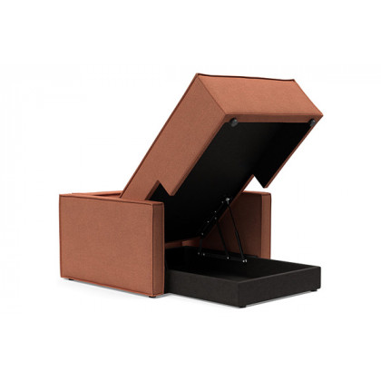 Innovation Living Newilla Lounger Chair with Slim Arms - 301 Weda Rust