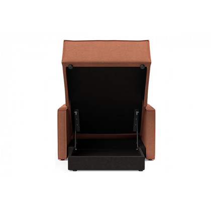 Innovation Living Newilla Lounger Chair with Slim Arms - 301 Weda Rust