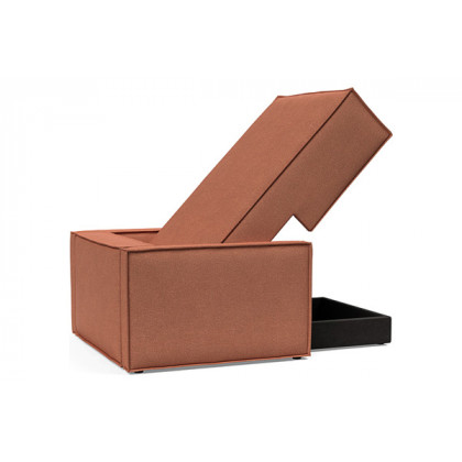 Innovation Living Newilla Lounger Chair with Slim Arms - 301 Weda Rust