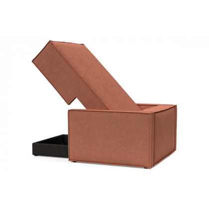 Innovation Living Newilla Lounger Chair with Slim Arms - 301 Weda Rust