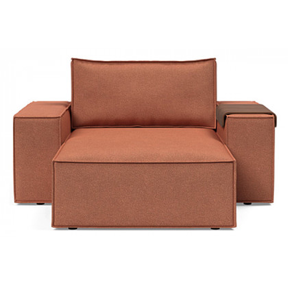 Innovation Living Newilla Lounger Chair with Wide Arms - 301 Weda Rust