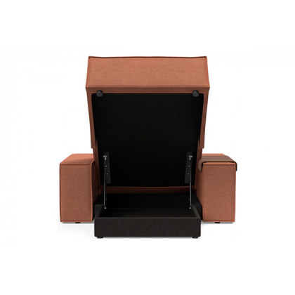 Innovation Living Newilla Lounger Chair with Wide Arms - 301 Weda Rust
