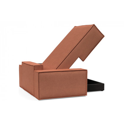 Innovation Living Newilla Lounger Chair with Wide Arms - 301 Weda Rust
