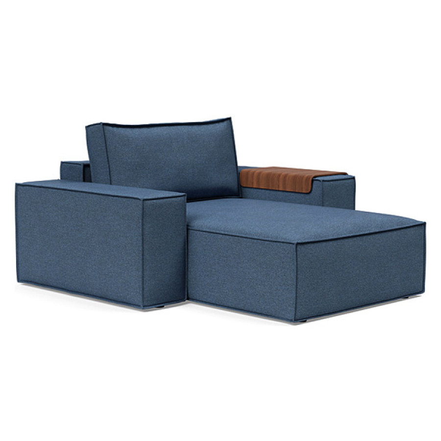 Innovation Living Newilla Lounger Chair with Wide Arms - 302 Weda Blue