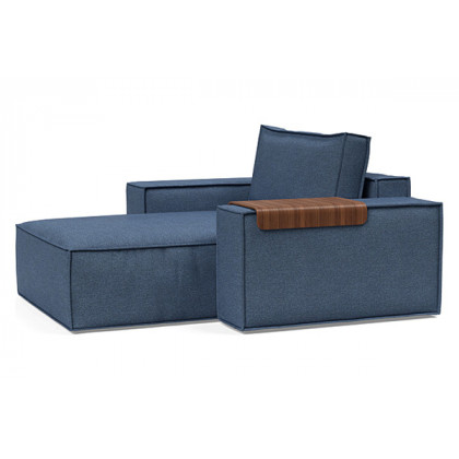 Innovation Living Newilla Lounger Chair with Wide Arms - 302 Weda Blue