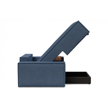 Innovation Living Newilla Lounger Chair with Wide Arms - 302 Weda Blue