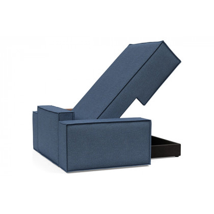 Innovation Living Newilla Lounger Chair with Wide Arms - 302 Weda Blue