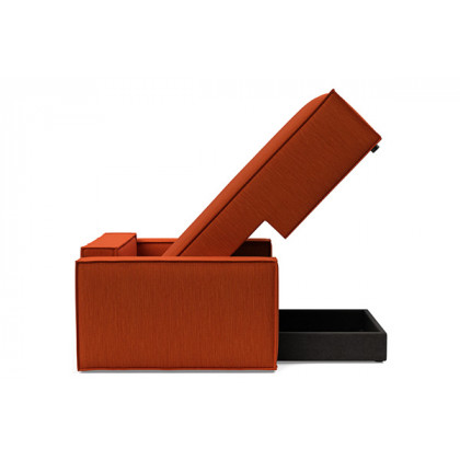 Innovation Living Newilla Lounger Chair with Standard Arms - 506 Elegance Paprika