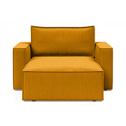 Innovation Living Newilla Lounger Chair with Standard Arms - 507 Elegance Burned Curry