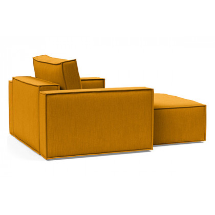 Innovation Living Newilla Lounger Chair with Standard Arms - 507 Elegance Burned Curry