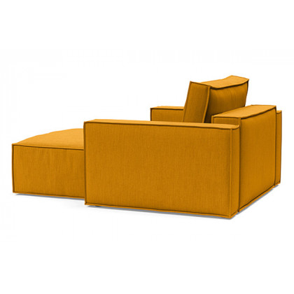 Innovation Living Newilla Lounger Chair with Standard Arms - 507 Elegance Burned Curry