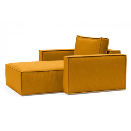 Innovation Living Newilla Lounger Chair with Standard Arms - 507 Elegance Burned Curry