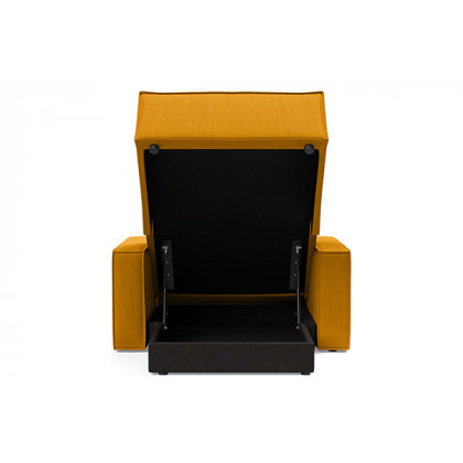Innovation Living Newilla Lounger Chair with Standard Arms - 507 Elegance Burned Curry