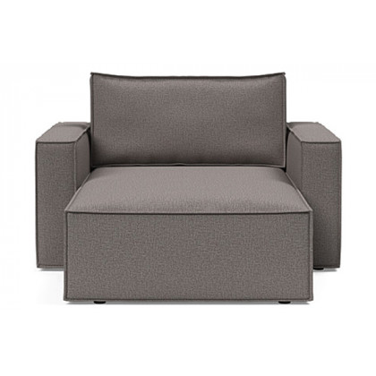 Innovation Living Newilla Lounger Chair with Standard Arms - 521 Mixed Dance Grey